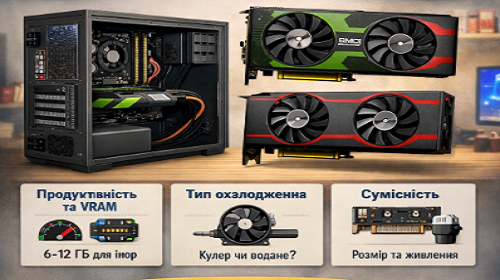 Як обрати відеокарту в компютер.