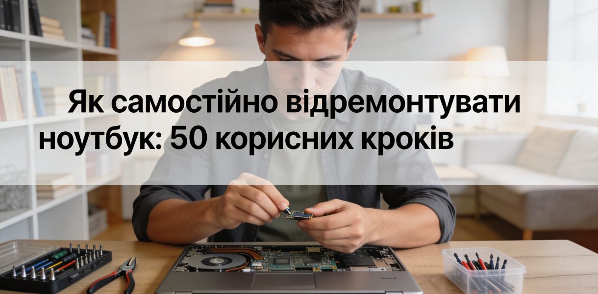 Як самостійно відремонтувати ноутбук