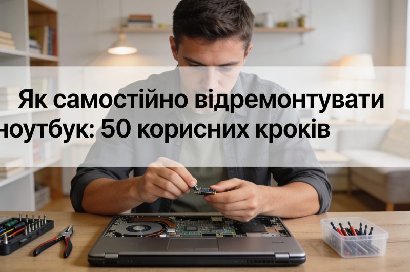 Як самостійно відремонтувати ноутбук