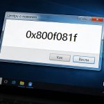 Помилка 0x800f081f windows