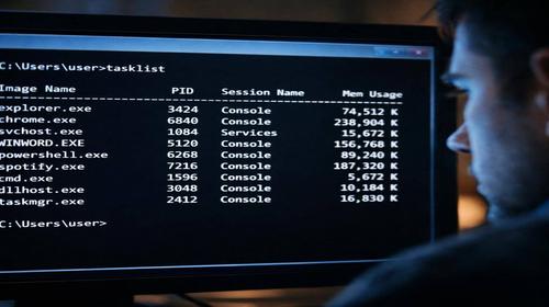 Команда tasklist у CMD – як подивитися процеси