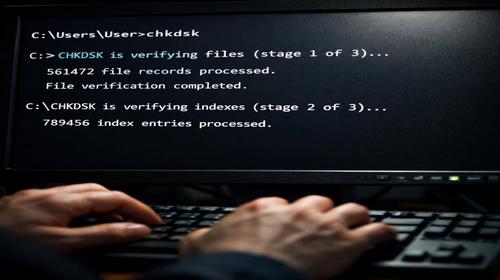Як використовувати команду chkdsk у CMD Windows 7–11