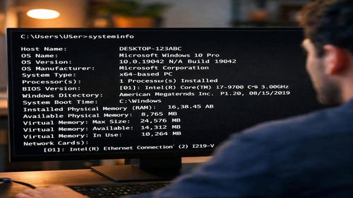 Як використовувати команду systeminfo у CMD Windows 7–11