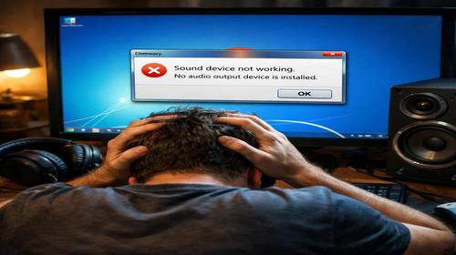 Не працює звук Windows 7