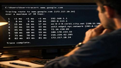 Команда tracert у Windows – як перевірити маршрут інтернету