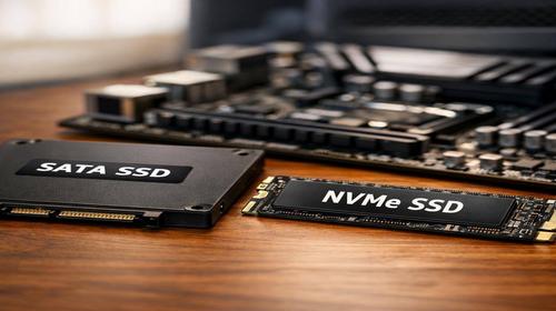 Чим відрізняється SATA SSD від NVMe