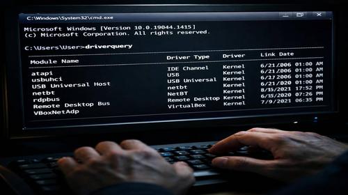 Як використовувати команду driverquery у CMD Windows 7–11