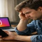 Instagram чорний екран що робити