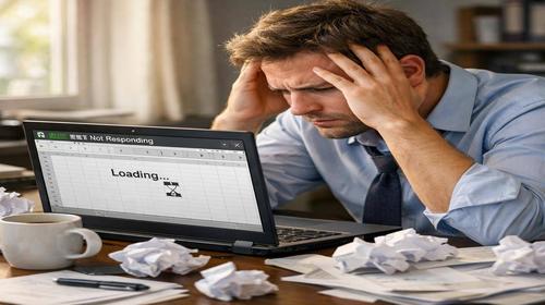 Excel зависає що робити