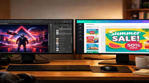 Photoshop vs Canva
