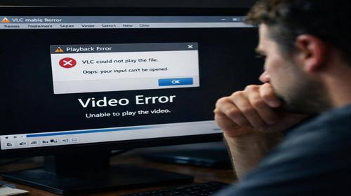 VLC не відтворює відео