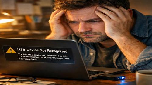 Що робити якщо ноутбук не бачить USB порт