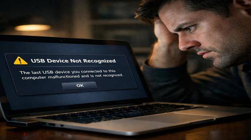 Що робити якщо ноутбук не бачить USB порт