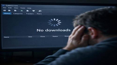 qBittorrent не завантажує
