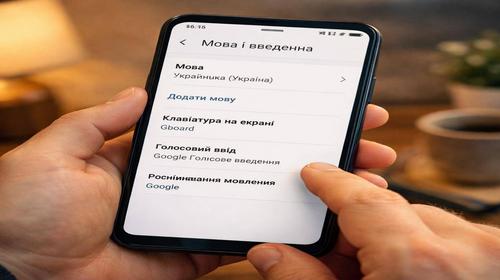 Як змінити мову Android