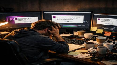 Premiere Pro вилітає