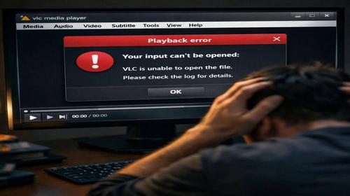 VLC не відтворює відео