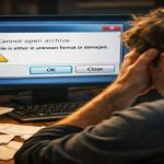 WinRAR не відкриває архів