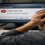 AutoCAD не відкриває файл