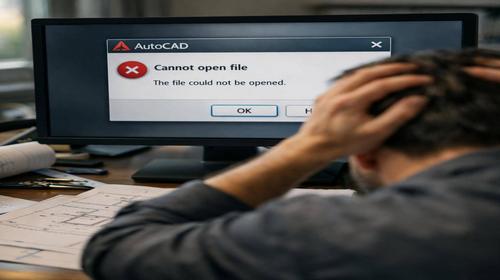 AutoCAD не відкриває файл