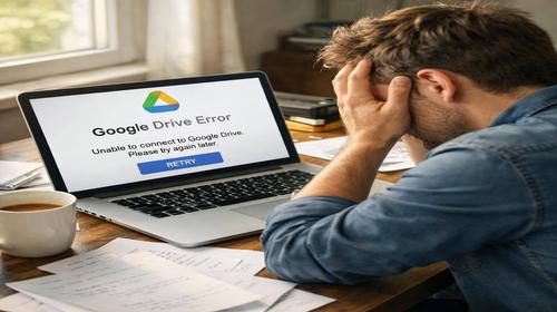 Google Drive не синхронізується