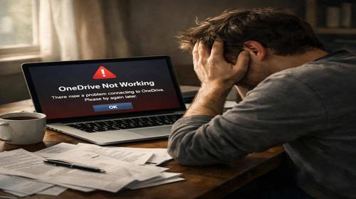 OneDrive не працює