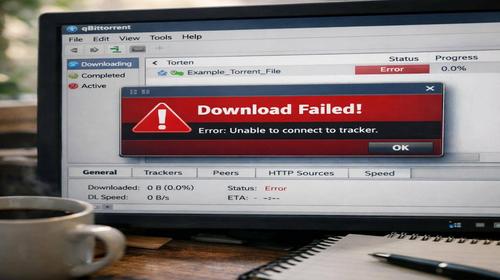qBittorrent не завантажує