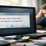7-Zip не розпаковує файли