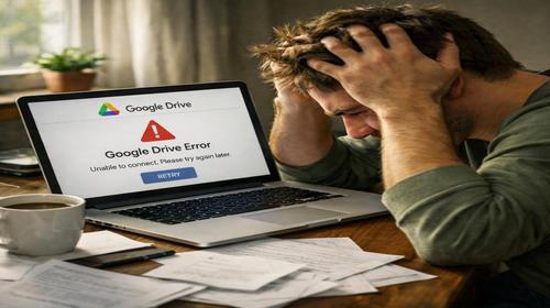Google Drive не синхронізується