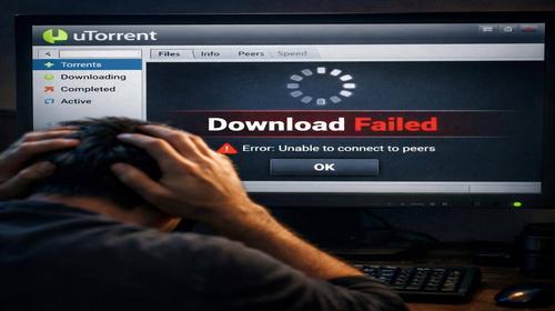 uTorrent не качає