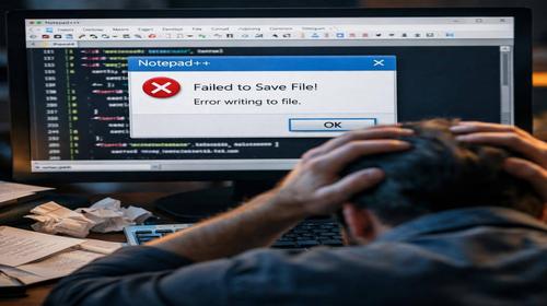 Notepad++ не відкриває файл