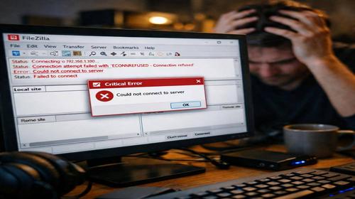 FileZilla не підключається