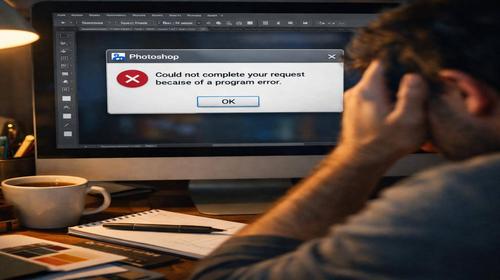 Photoshop вилітає при відкритті файлу - що робити