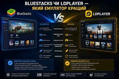 BlueStacks чи LDPlayer — який емулятор кращий