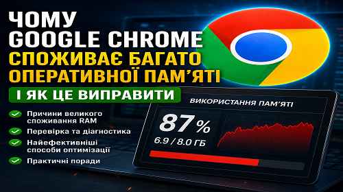 Чому Google Chrome споживає багато оперативної пам’яті (1)