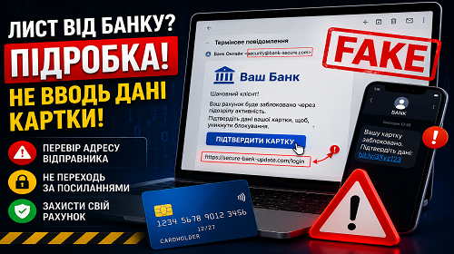 Лист від банку як розпізнати підробку банку