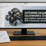 Оптимізація SOLIDWORKS 2021 для слабких відеокарт
