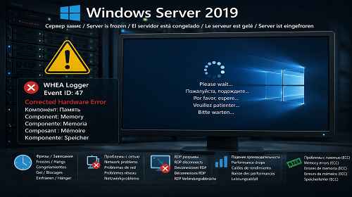 WHEA Logger 47 як знайти проблемну пам’ять на Windows Server