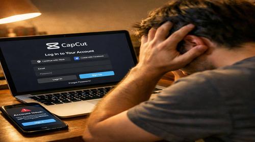 CapCut не входить в акаунт — швидке рішення