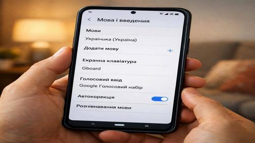 Як змінити мову Android