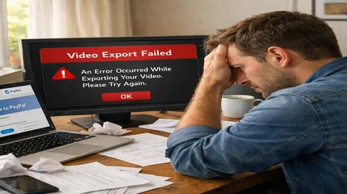 PayPal не експортує відео — що робити