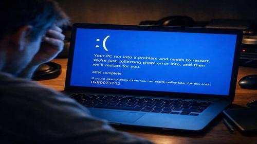 Синій екран Windows 11 з кодом 0x80073712 — що робити