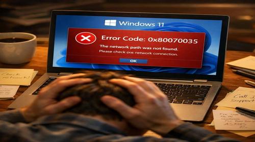 Код помилки 0x80070035 під час оновлення Windows 11 — рішення