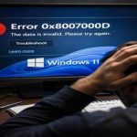 Помилка встановлення Windows 11 0x8007000D — покрокове виправлення