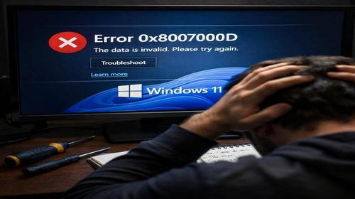 Помилка встановлення Windows 11 0x8007000D — покрокове виправлення