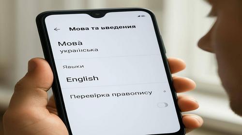 Як змінити мову Android