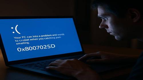 Синій екран Windows 11 з кодом 0x8007025D — що робити