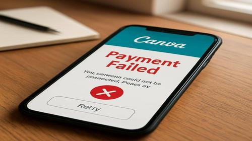 Canva не відправляє гроші — швидке рішення