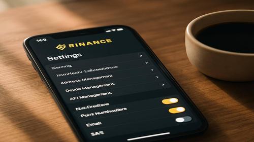 Binance: правильні налаштування
