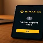 Binance не експортує відео — повне рішення